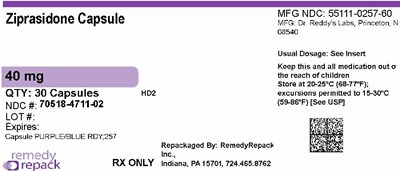 Mm3 (Ziprasidone 40mg 70518 4711 02)